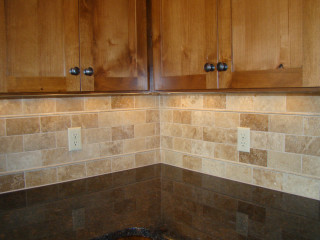 Kitchen sink wooden cabinets corner - chippy free wallpaper