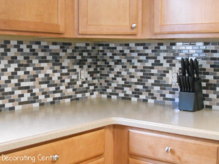 Kitchen counter knife holder knife - a mosaic free wallpaper