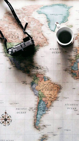 Map camera image illustration travel - free technology wallpaper