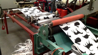 Paper machine production cutting sheet - a machine free wallpaper