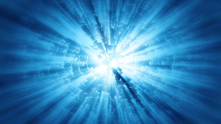 Blue light background white middle - a blue light free wallpaper