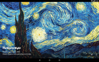Starry night building clock painting - postimpressionism free wallpaper
