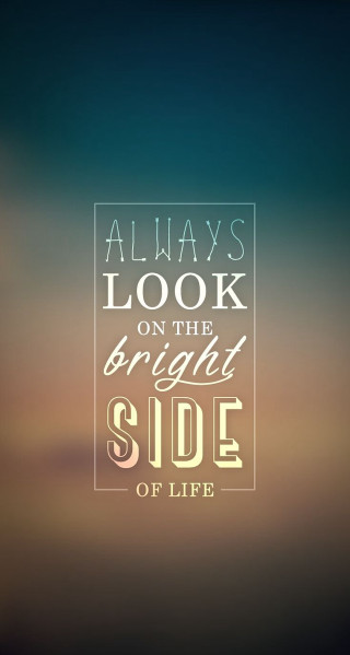 Always look bright side life 2 - a blurry background free wallpaper