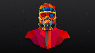 Gasmask cyberpunk aurora moon star - a gas mask free wallpaper