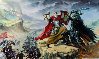 Man horse sword knight horse - a painting of a man free wallpaper