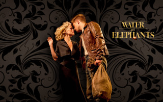 Man woman black background gold - free love wallpaper