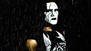 Woman blackshirt rain openmouth night - her mouth open free wallpaper