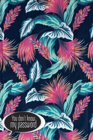 Blue pink tropical print white - tropical free wallpaper