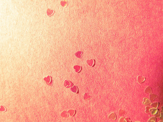 Cell phone hearts pink background - paper texture free wallpaper