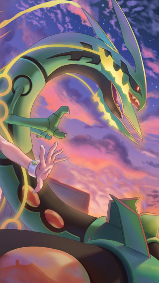 Cartoon character flying dragon clouds - altermodern free wallpaper