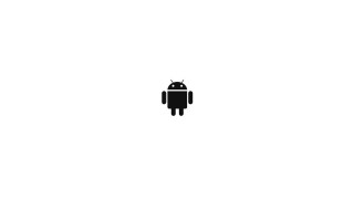 Black white robot outline background - beeple free wallpaper