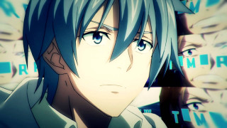 Blue haired man kaito closeup - blue hair free wallpaper