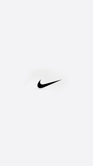 Black white nike logo background - a minimalist painting free wallpaper