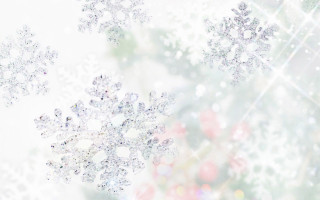 Snowflake blurry photo snowflakes winter - a snowflake free wallpaper