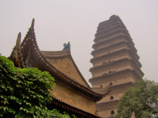 Tall clock tower building tree - an zhengwen free wallpaper