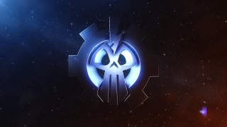 Blue black logo star background 2 - a blue light free wallpaper