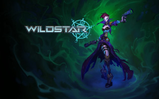 Woman purple outfit green light - bayard wu free wallpaper
