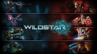 Wildstar characters dark background red - temporary art free wallpaper