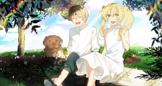 Couple bench park teddy bear - a bench in a park free wallpaper