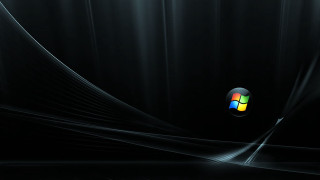 Black background black white logo - purism free wallpaper