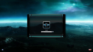 Black blue wallpaper space station - sky free wallpaper
