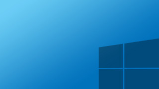 Blue background window middle blue 2 - a window in the middle of it free wallpaper