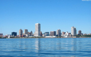 City skyline water boat foreground 3 - douglas robertson bisset free wallpaper