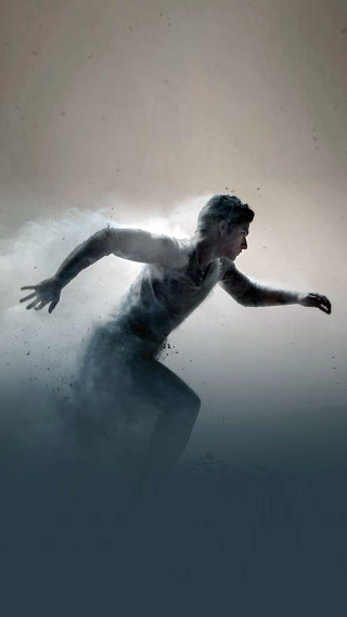 Man water smoke arms out - the water free wallpaper
