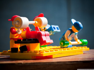Lego toy man skateboard man - assemblage free wallpaper for desktop