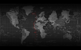 World map red line black 2 - the map free wallpaper