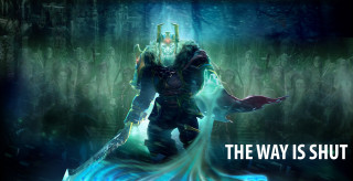 Man suit sword crowd people - bedwyr williams free wallpaper