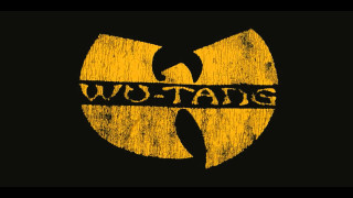 Yellow black logo wutang black - a silk screen free wallpaper