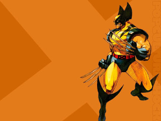 Wolverine costumed man running masked - altermodern free wallpaper