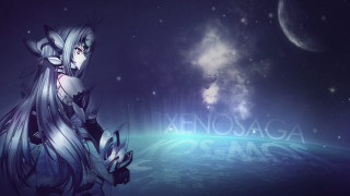 Woman long hair mask space - a space background free wallpaper