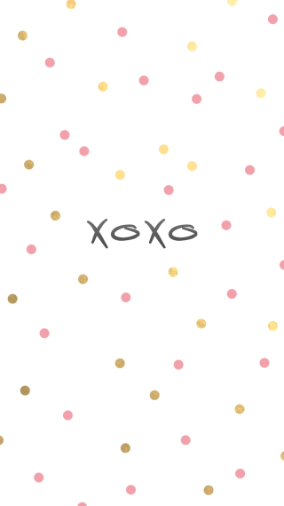 White background pink gold polka - context art free wallpaper