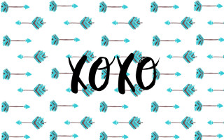 Arrows koke vector illustration characters - black ink free wallpaper