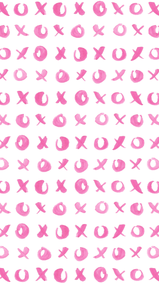 Pink watercolor symbols white background - symbol free wallpaper