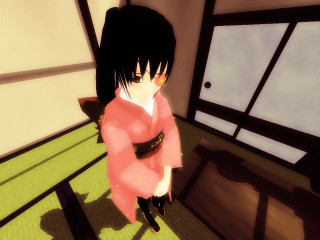 Woman red dress green floor - cel free wallpaper