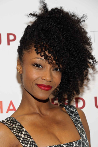 Afrofuturism beautiful woman redlip blackandwhite - a red lipstick free wallpaper