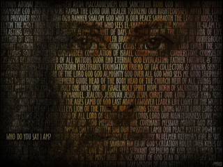 Face words dark background black - a face free wallpaper