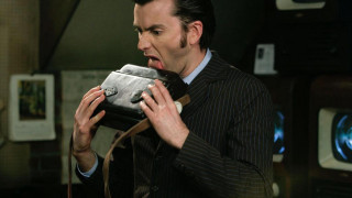 Man briefcase open mouth room - a face free wallpaper