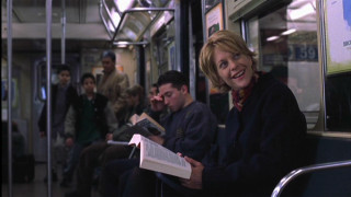 Woman train reading book others - institutional free wallpaper
