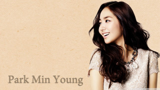 Woman long hair smile happy 3 - a beige background free wallpaper