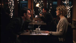 Man woman restaurant table lights - a man and a woman sitting free wallpaper
