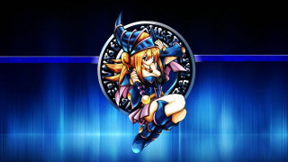 Anime character hat sword girl - a blue stripe free wallpaper