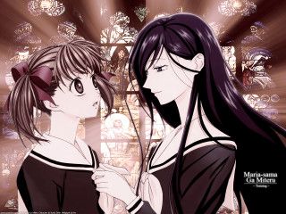 Anime couple stained glass window - a stained glass window free wallpaper