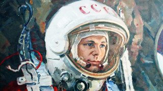 Man space suit smoking cigarette 2 - a helmet free wallpaper