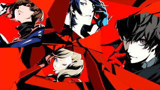 Anime characters red background black - black hair free wallpaper