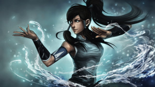 Woman black hair white shirt 13 - ding guanpeng free wallpaper