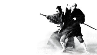 Two men kimonos fighting swords - action scene free wallpaper